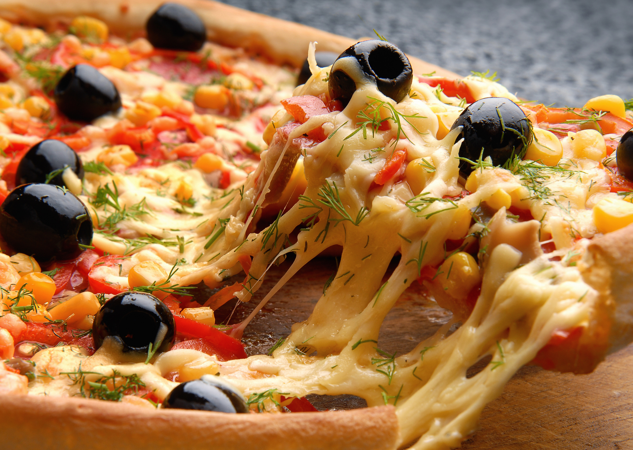 Olive Corn Pizza Recipe